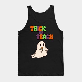 Halloween Teacher Trick or Teach Tank Top